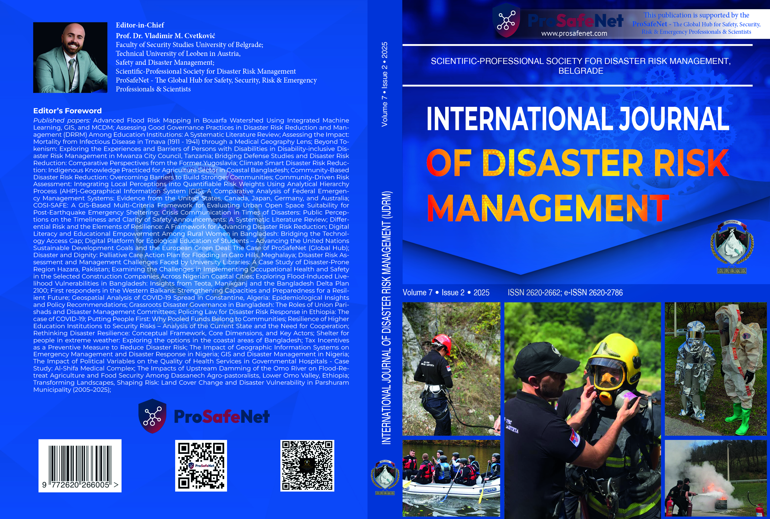 					View Vol. 7 No. 2 (2025): International Journal of Disaster Risk Management
				