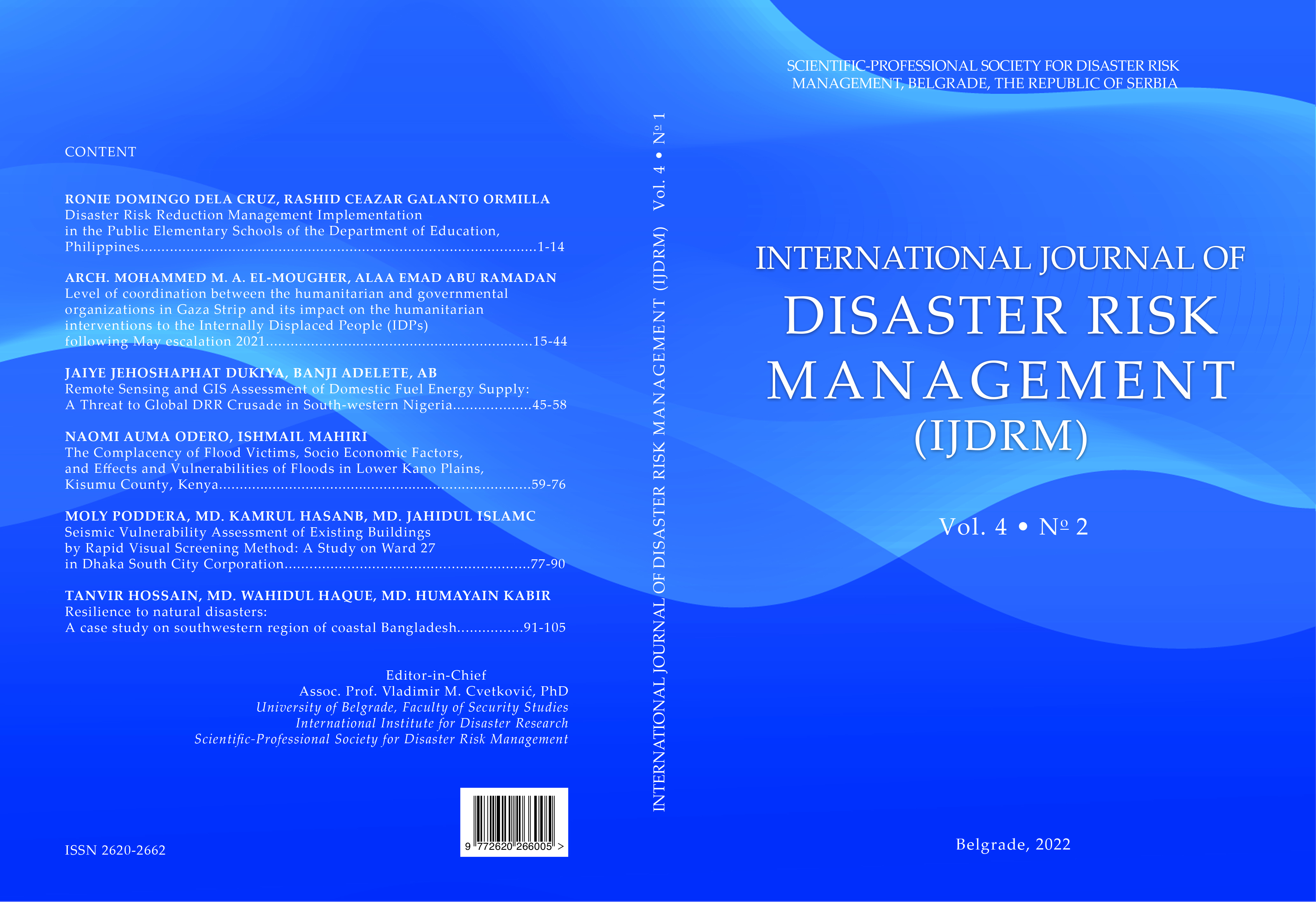 disaster risk assessment